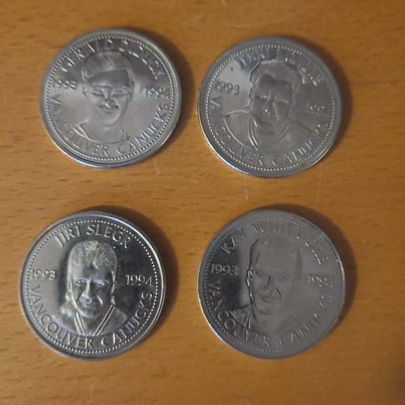 '93-'94 Vancouver Canucks Team coin collection coins - Picture 5 of 6